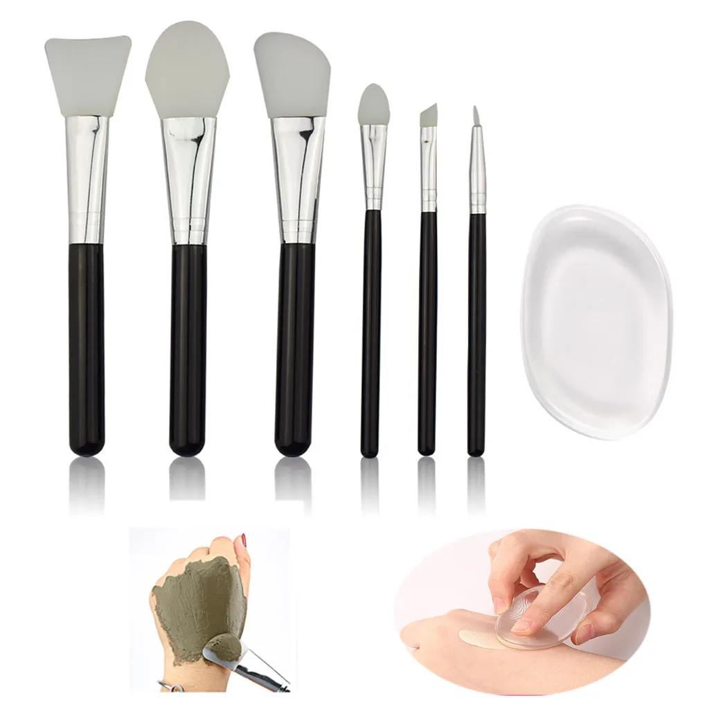MAG 7Pcs Silicone Face Mask Mud Makeup Brush Transparent Clear Soft Makeup Puff Set кисти для макияжа L510
MAG 7Pcs Silicone Face Mask Mud Makeup Brush Transparent Clear Soft Makeup Puff Set кисти для макияжа L510