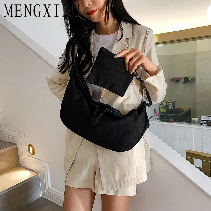 MENGXILU Fashion Canvas Messenger Bag Large Capacity Handbags Lightweight Women Crossbody Shoulder Bag With Purse bolsa feminina
MENGXILU Fashion Canvas Messenger Bag Large Capacity Handbags Lightweight Women Crossbody Shoulder Bag With Purse bolsa feminina