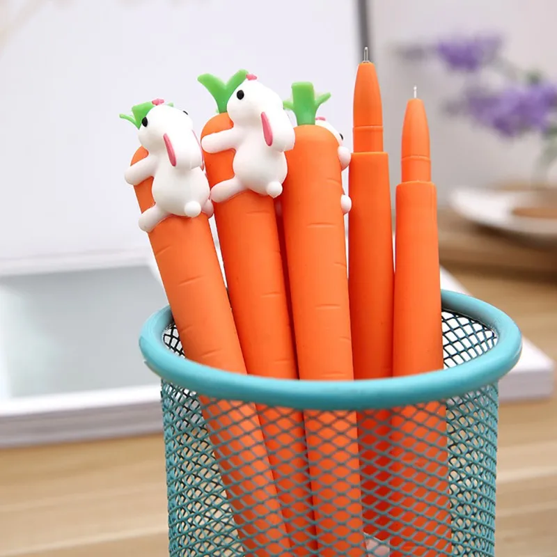 1 Pcs Cute Cartoon Creative Gel Pen White Rabbit Love Carrot Students Black Neutral Pen Office Signature Pen School Stationery
1 Pcs Cute Cartoon Creative Gel Pen White Rabbit Love Carrot Students Black Neutral Pen Office Signature Pen School Stationery