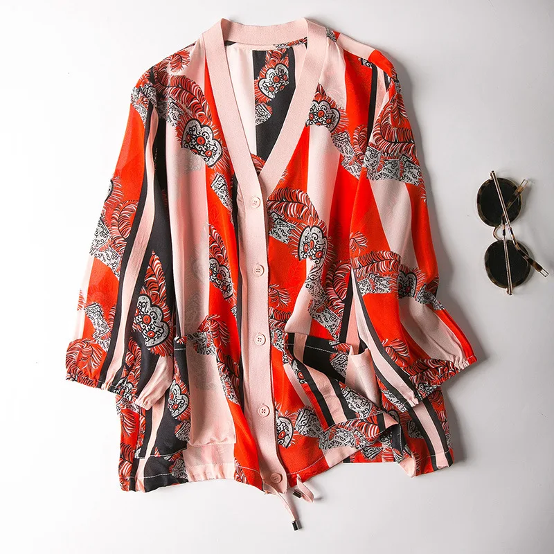 New United States quality v neck knitting spell silk sleeve cardigan air conditioning shirt is prevented bask in clothes
New United States quality v neck knitting spell silk sleeve cardigan air conditioning shirt is prevented bask in clothes
