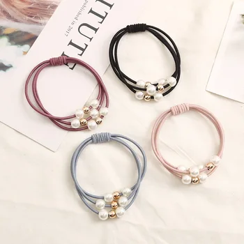 EASYA 4 Colors Simulated Pearl Hair Rope Ponytail Holders 3 Layers Hair Accessories Headwear For Women Girls
EASYA 4 Colors Simulated Pearl Hair Rope Ponytail Holders 3 Layers Hair Accessories Headwear For Women Girls