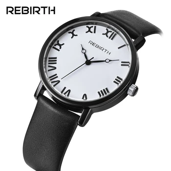 REBIRTH NEW Brand Women Men Leather Watch Fashion Dress Quartz Wristwatch Unisex Roman Numeral Watches for gift relogio feminino
REBIRTH NEW Brand Women Men Leather Watch Fashion Dress Quartz Wristwatch Unisex Roman Numeral Watches for gift relogio feminino