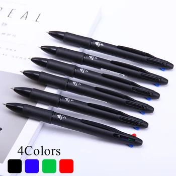 0.7mm MultiColor Ballpoint Pen 4 Colors in 1 Retractable Ballpoint Pen Black Multi Function Pen For Writing School Supplies
0.7mm MultiColor Ballpoint Pen 4 Colors in 1 Retractable Ballpoint Pen Black Multi Function Pen For Writing School Supplies
