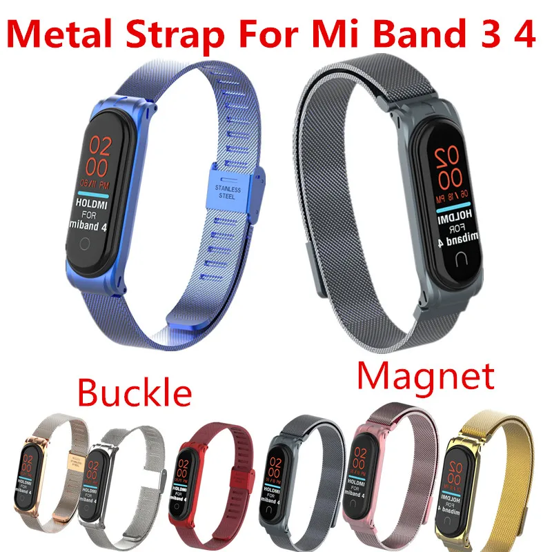 Metal Strap For Xiaomi Mi Band 4 3 Strap For Xiaomi Miband 4 3 Bracelet For Xiaomi Mi Band 4 Magnet Metal Buckle Stainless Steel
Metal Strap For Xiaomi Mi Band 4 3 Strap For Xiaomi Miband 4 3 Bracelet For Xiaomi Mi Band 4 Magnet Metal Buckle Stainless Steel