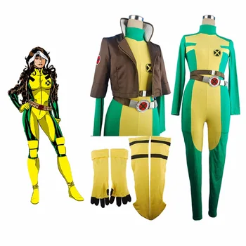 X-Men Rogue Superhero Marie D'Ancanto X Men Jumpsuit Catsuit Bodysuit Cosplay Halloween Costume Women Girls Adults
X-Men Rogue Superhero Marie D'Ancanto X Men Jumpsuit Catsuit Bodysuit Cosplay Halloween Costume Women Girls Adults
