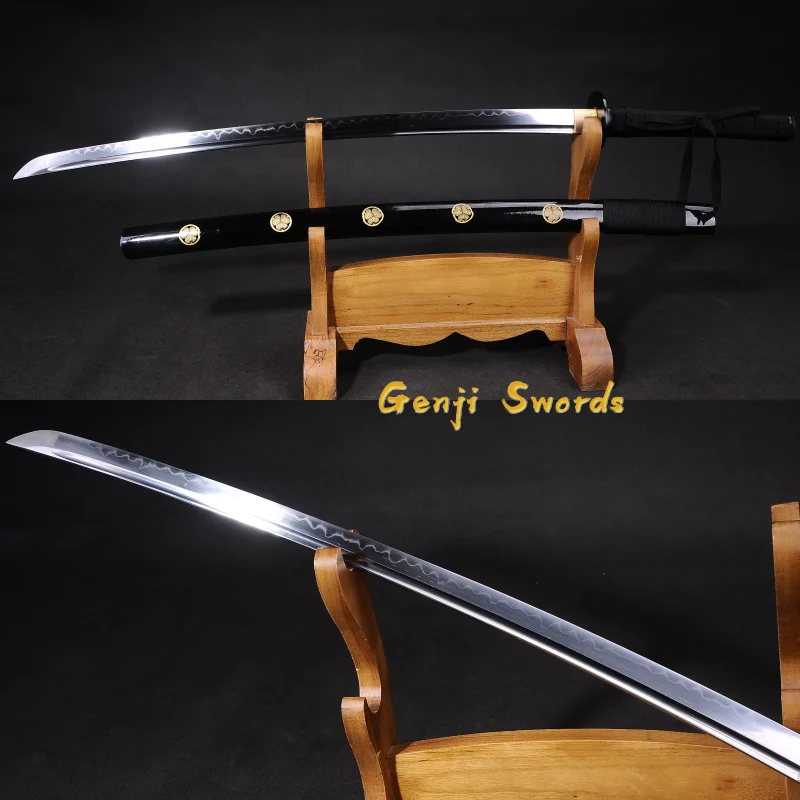 Full Handmade Japanese Samurai Sakura Sword T10 Carbon Steel Clay-Tempered Real Katana Sharp Edge Can Cut Bamboo
Full Handmade Japanese Samurai Sakura Sword T10 Carbon Steel Clay-Tempered Real Katana Sharp Edge Can Cut Bamboo