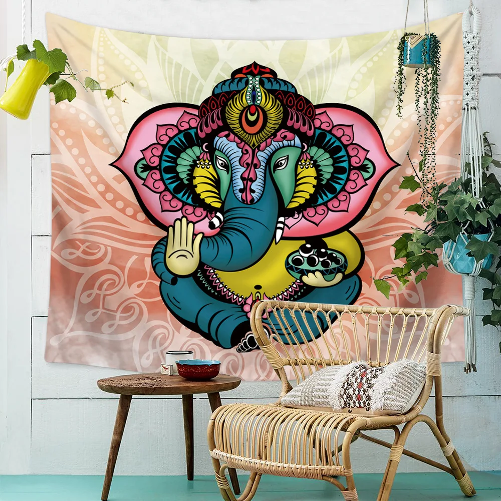 RZCortinas Indian Elephant Tapestry Wall Hanging Home Decor Bohemia Mandala Blankets Tapestry Boho Wall Carpet Beach Towel
RZCortinas Indian Elephant Tapestry Wall Hanging Home Decor Bohemia Mandala Blankets Tapestry Boho Wall Carpet Beach Towel