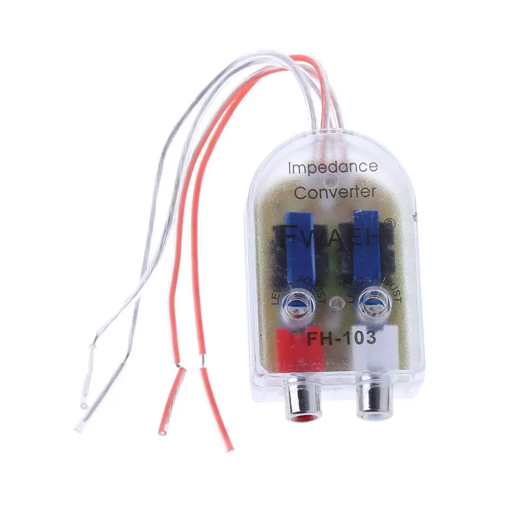 1PC Universal 12V RCA Car Stero Radio Converter Speaker High To Low Amplifier Audio Impedance Converter High Quality C45
1PC Universal 12V RCA Car Stero Radio Converter Speaker High To Low Amplifier Audio Impedance Converter High Quality C45