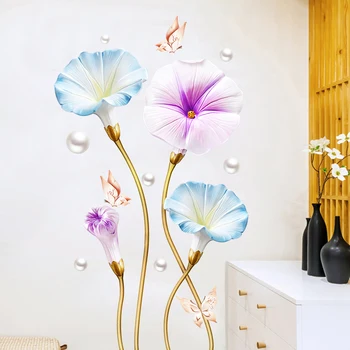 New 5D wall sticker HD morning glory PVC removable waterproof DIY stickers TV backdrop decorative painting creative wallpaper
New 5D wall sticker HD morning glory PVC removable waterproof DIY stickers TV backdrop decorative painting creative wallpaper