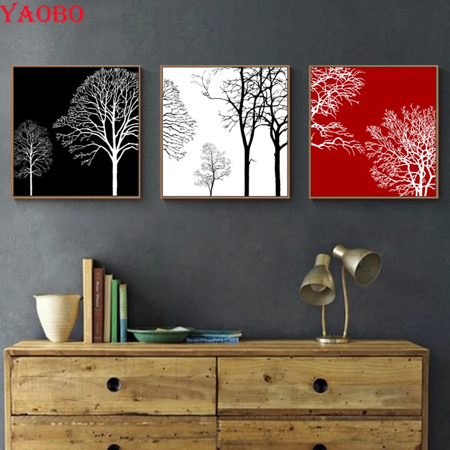 3 pcs Diamond Painting Full Square Calligraphy painting Diamond Embroidery black White Red tree 3d Cross Stitch Home Decor
3 pcs Diamond Painting Full Square Calligraphy painting Diamond Embroidery black White Red tree 3d Cross Stitch Home Decor