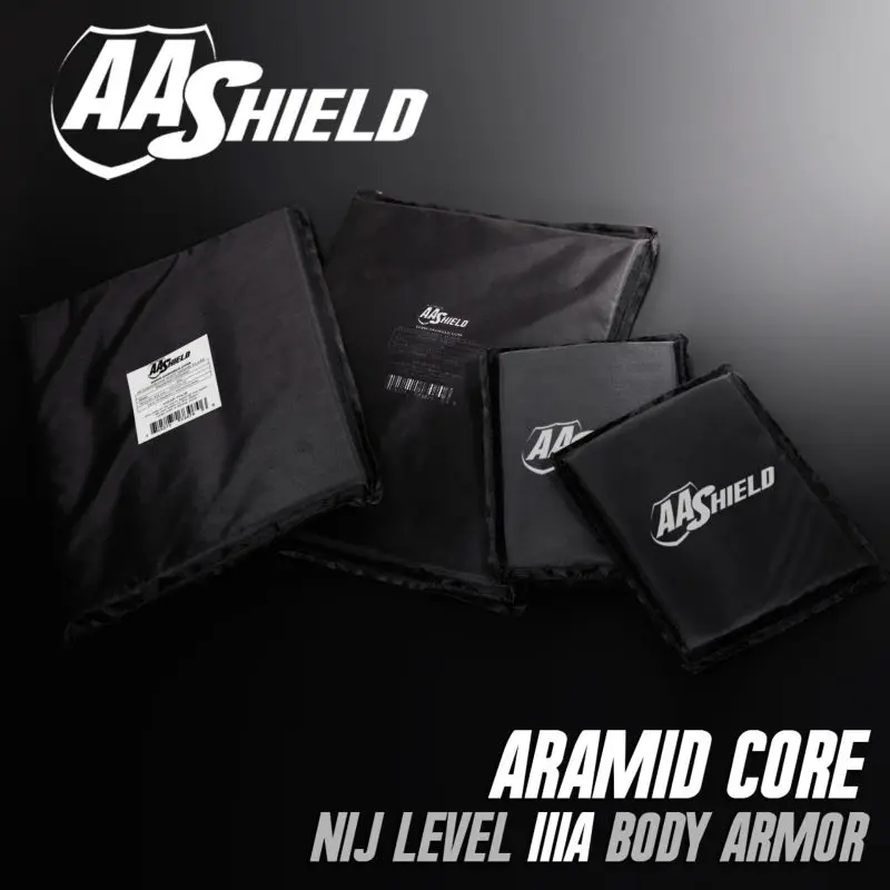 AA Shield Ballistic Soft Panel Body Armor Inserts Plate Teijin Aramid Core Bulletproof Panel NIJ Lvl IIIA & HG2 11X14 & 5X8 Kit
AA Shield Ballistic Soft Panel Body Armor Inserts Plate Teijin Aramid Core Bulletproof Panel NIJ Lvl IIIA & HG2 11X14 & 5X8 Kit