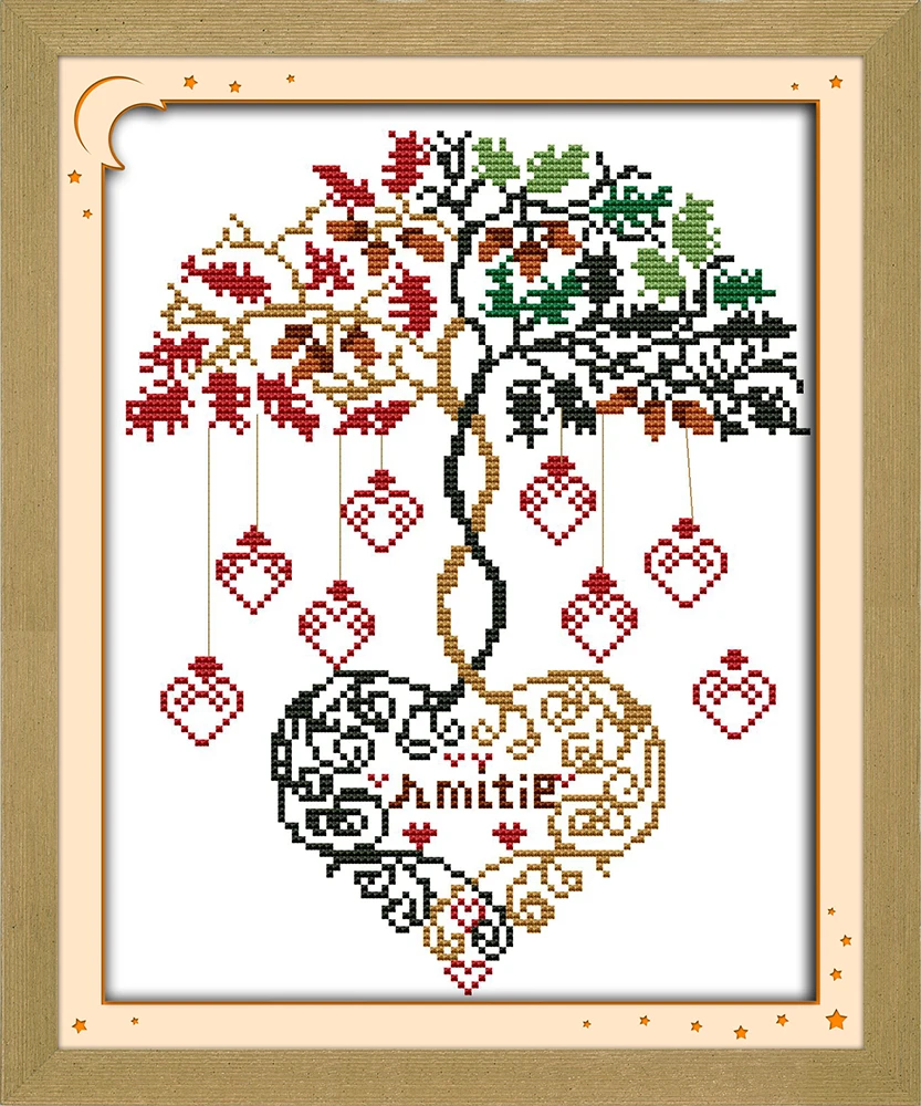 Love tree cross stitch kit aida 14ct 11ct count printed canvas stitches embroidery DIY handmade needlework
Love tree cross stitch kit aida 14ct 11ct count printed canvas stitches embroidery DIY handmade needlework