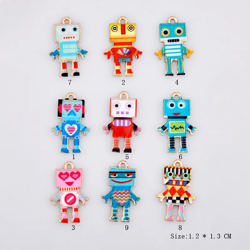 10pcs 14*22mm Korea DIY jewelry enamel robot charms printing patterned alloy alien Pendant Bracelet accessories fashion material
10pcs 14*22mm Korea DIY jewelry enamel robot charms printing patterned alloy alien Pendant Bracelet accessories fashion material