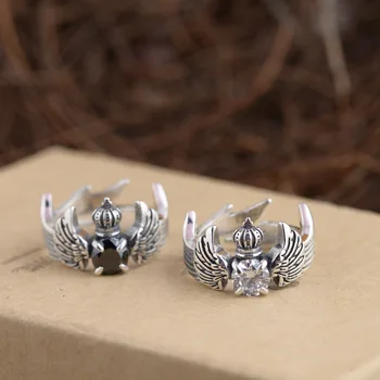 2018 New Elegance Wholesale Jewelry Line S925 Pure Silver Crown Ring Thai Silver Antique Style Opening Gifts
2018 New Elegance Wholesale Jewelry Line S925 Pure Silver Crown Ring Thai Silver Antique Style Opening Gifts