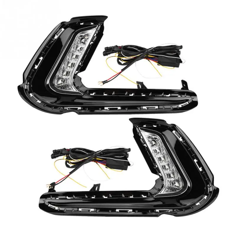 1 Pair Car Daytime Running Light Turn Signal Dual DRL LED Lights for Hyundai Elantra 2017-2018 Car Light Assembly
1 Pair Car Daytime Running Light Turn Signal Dual DRL LED Lights for Hyundai Elantra 2017-2018 Car Light Assembly