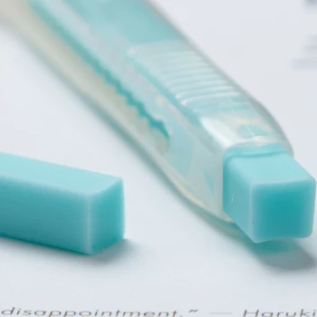 Light color fine erase rubber 7mm pen-shaped erasers 10pcs/lot 
Light color fine erase rubber 7mm pen-shaped erasers 10pcs/lot