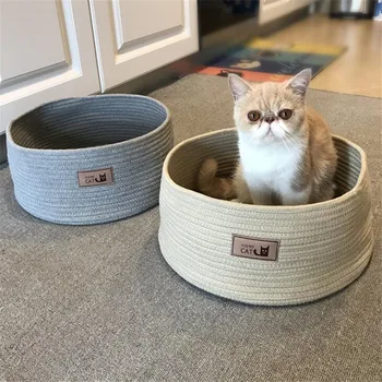 New Cotton Rope Fabric Cat Bed Tear Resistant Summer Small Pet Pad Cushion Cats House Mats Puppy Nest Katzenstreu Cama De Gato
New Cotton Rope Fabric Cat Bed Tear Resistant Summer Small Pet Pad Cushion Cats House Mats Puppy Nest Katzenstreu Cama De Gato