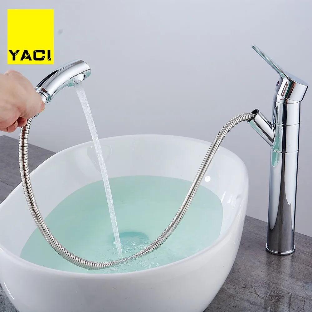 YACI 86 Brushed Kitchen Faucet Pull Out With Spray Kitchen Tap Sink Single Handle Deck Mounted 360 Rotation Tap 
YACI 86 Brushed Kitchen Faucet Pull Out With Spray Kitchen Tap Sink Single Handle Deck Mounted 360 Rotation Tap