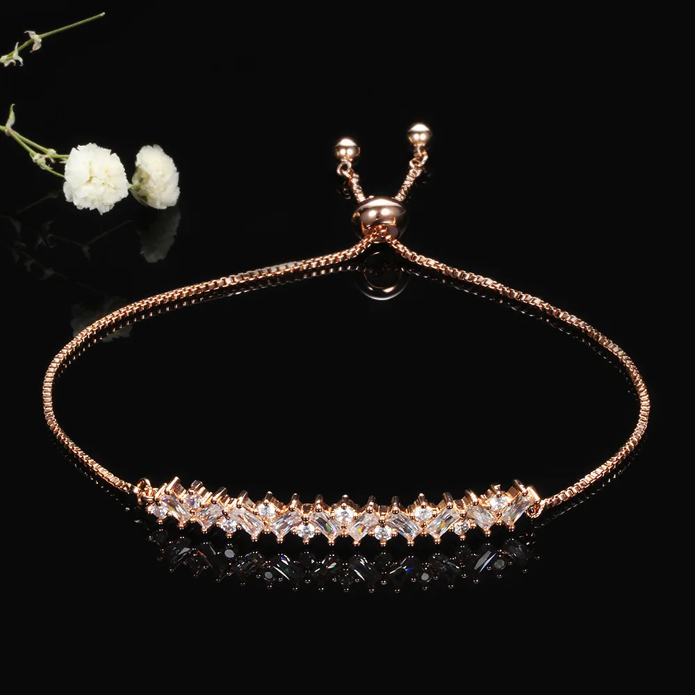 Heart Love 2018 Luxurious Crystal Women Bracelet Full Crystal Zircon Rose Golden Plated Bracelet Gift
Heart Love 2018 Luxurious Crystal Women Bracelet Full Crystal Zircon Rose Golden Plated Bracelet Gift