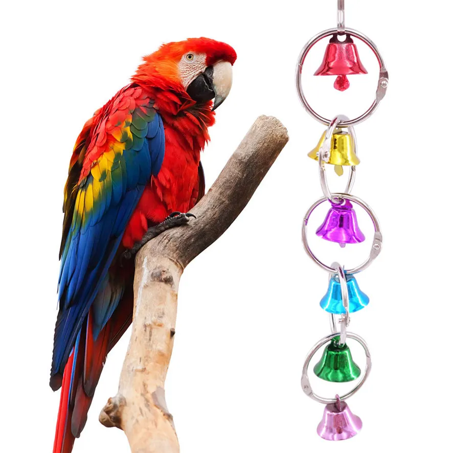 Zero 2017 Colorful Pet Bird Metal Ring Bell Parrot Parakeet Cage Hanging Activity Play Toy hot sale Purchasing B7719
Zero 2017 Colorful Pet Bird Metal Ring Bell Parrot Parakeet Cage Hanging Activity Play Toy hot sale Purchasing B7719