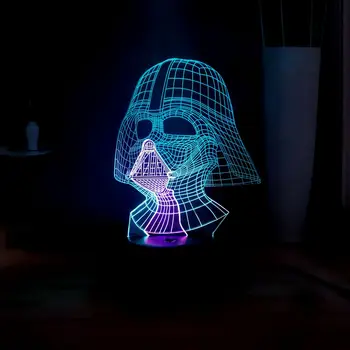 3D Illusion Lamp Star War Figure Darth Vader Led Children Sleep Night Light Cool Boys Chirstmas Birthday Holiday Toys Multicolor
3D Illusion Lamp Star War Figure Darth Vader Led Children Sleep Night Light Cool Boys Chirstmas Birthday Holiday Toys Multicolor