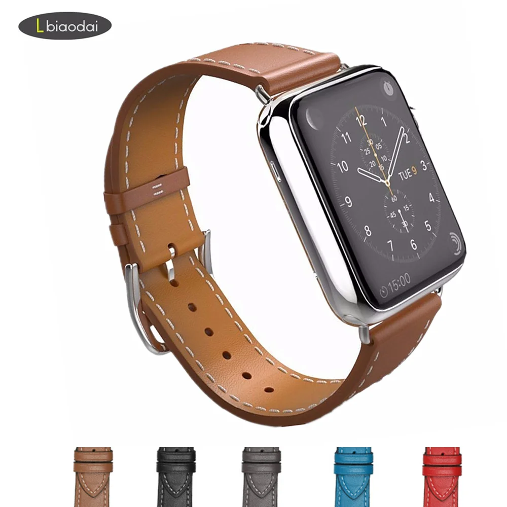 Leather strap for Apple watch 4 band 44mm 40mm iwatch band 42mm 38mm Genuine Leather Single tour bracelet apple watch 3 2 1 38
Leather strap for Apple watch 4 band 44mm 40mm iwatch band 42mm 38mm Genuine Leather Single tour bracelet apple watch 3 2 1 38