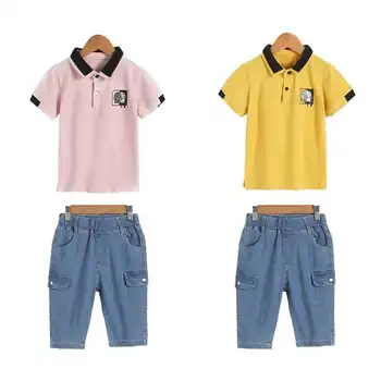 2019 Summer Boys Clothes Sport Suit Set Fashion Casual Short Sleeve Children's Clothing Set 2 Pieces T-Shirt + Pants
2019 Summer Boys Clothes Sport Suit Set Fashion Casual Short Sleeve Children's Clothing Set 2 Pieces T-Shirt + Pants