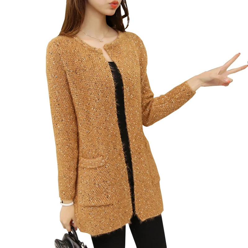 Women Mohair Crochet Tops Fashion Women Long Sleeve Pockets Cardigans Autumn Winter Warm Knitted Sweaters Rebecas Mujer
Women Mohair Crochet Tops Fashion Women Long Sleeve Pockets Cardigans Autumn Winter Warm Knitted Sweaters Rebecas Mujer