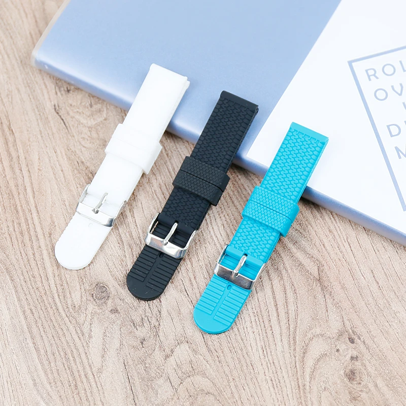 Men's watch accessories silicone strap buckle pin 20mm outdoor sports waterproof rubber strap ladies strap series
Men's watch accessories silicone strap buckle pin 20mm outdoor sports waterproof rubber strap ladies strap series