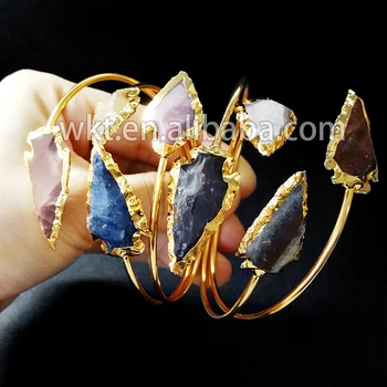 Exclusive! Gorgeous natural double stone arrowhead bangles with gold trim double stone bracelet bangles
Exclusive! Gorgeous natural double stone arrowhead bangles with gold trim double stone bracelet bangles