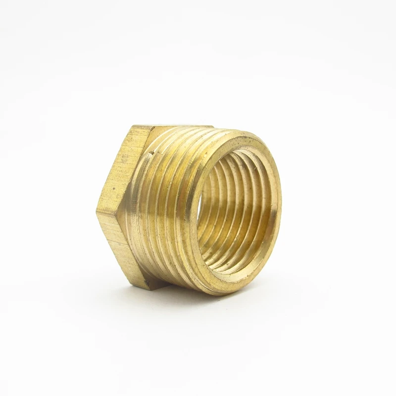 3/4 "BSP мама x 1" BSP наружная резьба латунная Шестигранная втулка редуктора