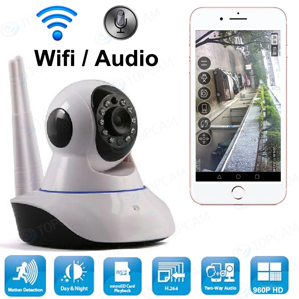 WiFi Camera IP 960P Home Security Camera P2P Two Way Audio IR Night Vision Network Baby Monitor Wireless HD 960P
WiFi Camera IP 960P Home Security Camera P2P Two Way Audio IR Night Vision Network Baby Monitor Wireless HD 960P