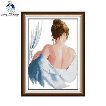 Joy Sunday Bathing Counted Cross Stitch 11CT print 14CT Cross Stitch cartoon Cross-Stitch Kit Handmade Embroidery for Needlework
Joy Sunday Bathing Counted Cross Stitch 11CT print 14CT Cross Stitch cartoon Cross-Stitch Kit Handmade Embroidery for Needlework