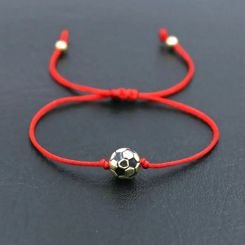 BPPCCR 8MM Gold Color Copper Football Bracelet For Men Women Thin Red Rope Thread Lucky Couples Bracelets Lovers Wish Jewelry
BPPCCR 8MM Gold Color Copper Football Bracelet For Men Women Thin Red Rope Thread Lucky Couples Bracelets Lovers Wish Jewelry