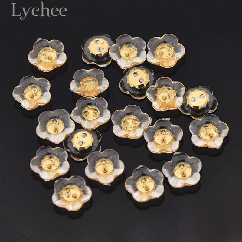 Lychee 20pcs Flower Shaped Clear Buttons Transparent Buttons DIY Sewing Supplies Accessories For Garments
Lychee 20pcs Flower Shaped Clear Buttons Transparent Buttons DIY Sewing Supplies Accessories For Garments