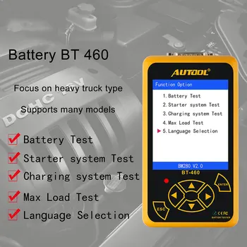 4 Inch TFT Colorful Display Car Battery Tester 12v 24v Digital Analyzer Heavy Duty Trucks CCA Scanner Vehicle Batteries Tools
4 Inch TFT Colorful Display Car Battery Tester 12v 24v Digital Analyzer Heavy Duty Trucks CCA Scanner Vehicle Batteries Tools
