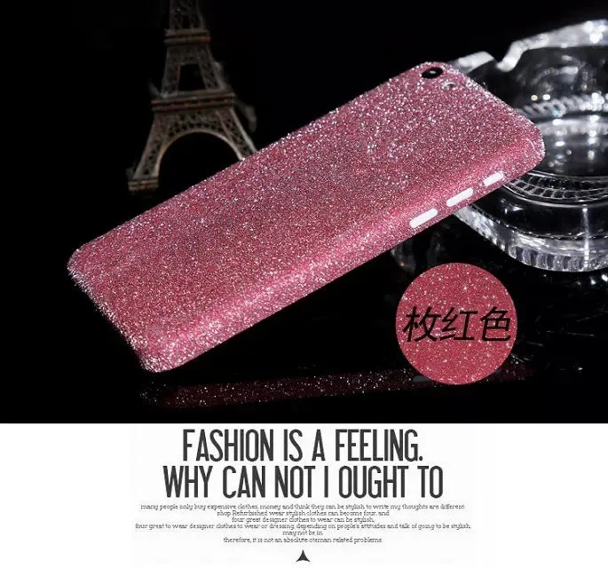 Full Body Glitter Bling Sticker Case For iPhone 5C 5 se Strass Coque Luxury Shining Skin Cover For Apple iPhone 6 6plus
Full Body Glitter Bling Sticker Case For iPhone 5C 5 se Strass Coque Luxury Shining Skin Cover For Apple iPhone 6 6plus