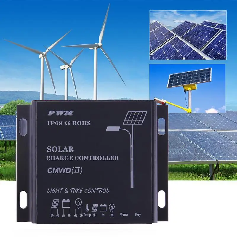 12-24V Solar Panel Charge Controller 20A 10A LED PWM Solar Collector With IP68 Waterproof Auto Switch Timer
12-24V Solar Panel Charge Controller 20A 10A LED PWM Solar Collector With IP68 Waterproof Auto Switch Timer
