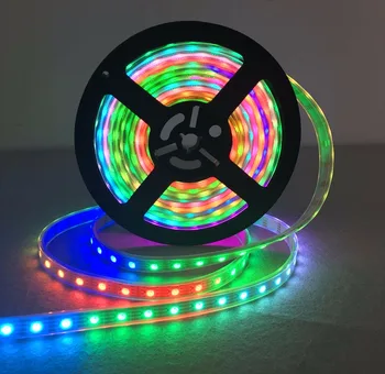Addressable 4m 60LEDs/m DC5V WS2813 RGB led pixel strip,waterproof in silicon tube,with 60pixels/M;WHITE PCB;RGB full color
Addressable 4m 60LEDs/m DC5V WS2813 RGB led pixel strip,waterproof in silicon tube,with 60pixels/M;WHITE PCB;RGB full color