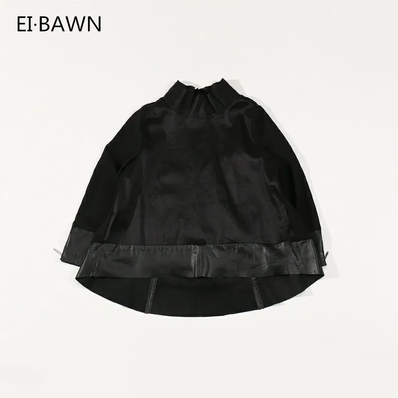 Women Fall Jackets 2019 Genuine Leather Stitching Black Plus Size Loose Stand Collar Casual Warm Korean Fashion Ladies Jackets
Women Fall Jackets 2019 Genuine Leather Stitching Black Plus Size Loose Stand Collar Casual Warm Korean Fashion Ladies Jackets