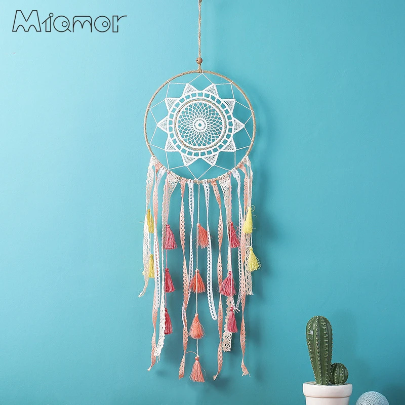 MIAMOR Tassel & Lace Big Dreamcatcher Wind Chimes Pendant Gradual Change Dream Catcher Home Wall Hanging Decor Regalo AXR159
MIAMOR Tassel & Lace Big Dreamcatcher Wind Chimes Pendant Gradual Change Dream Catcher Home Wall Hanging Decor Regalo AXR159