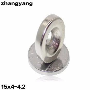 ZHANGYANG Neodymium magnet 15x4 hole 4mm 10PCS Round Countersunk Ring Magnets Round Dia 15x4 mmHole 4 or 5mm Rare Earth 15*4
ZHANGYANG Neodymium magnet 15x4 hole 4mm 10PCS Round Countersunk Ring Magnets Round Dia 15x4 mmHole 4 or 5mm Rare Earth 15*4