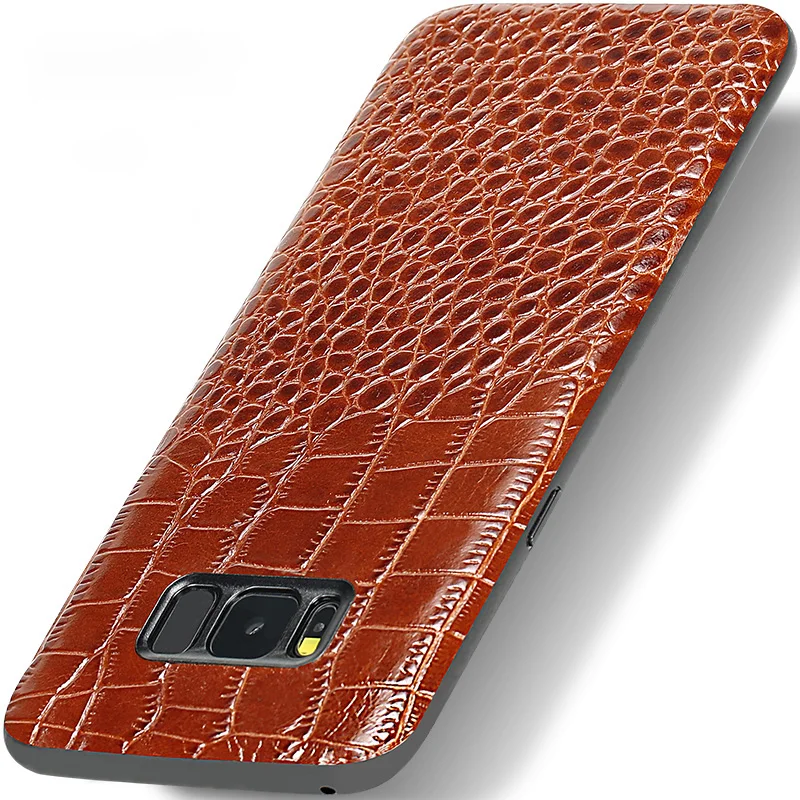 Genuine Leather Phone Case For Samsung S7 S8 S9 Plus Note 8 9 A3 A5 A7 A8 J3 J5 J7 2018 Crocodile Texture Original Cowhide cover
Genuine Leather Phone Case For Samsung S7 S8 S9 Plus Note 8 9 A3 A5 A7 A8 J3 J5 J7 2018 Crocodile Texture Original Cowhide cover