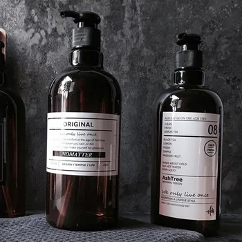 250 ml 500 ml Press-type Brown Bath Shampoo Storage Bottle Liquid Lotion Bottle Elegant Travel Storage Bottle Shampoo Bottling
250 ml 500 ml Press-type Brown Bath Shampoo Storage Bottle Liquid Lotion Bottle Elegant Travel Storage Bottle Shampoo Bottling