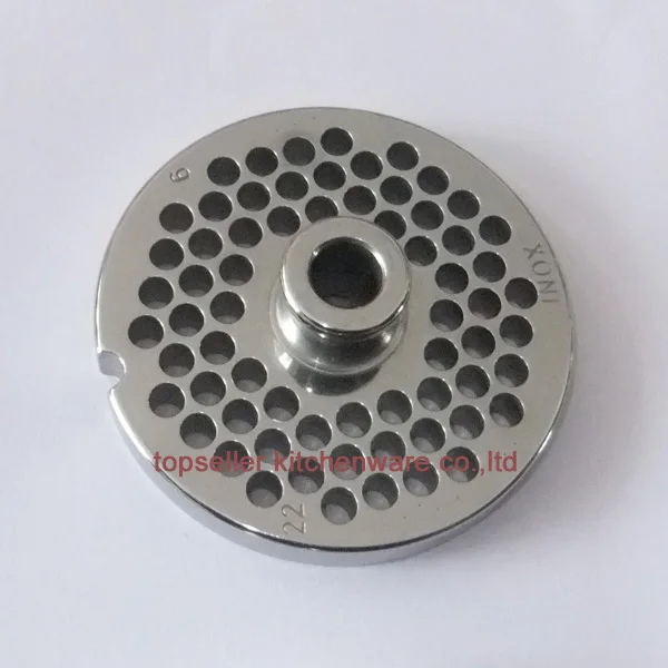 hot sale Top quality stainless steel 22# electric meat grinder part,house hold meat grinder pore plate replacement disc
hot sale Top quality stainless steel 22# electric meat grinder part,house hold meat grinder pore plate replacement disc
