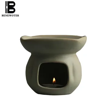 Japanese Style Vintage Handmade Coarse Pottery Aroma Burners Ceramic Essential Oil Lamp Candle Heating Incense Burner Home Decor
Japanese Style Vintage Handmade Coarse Pottery Aroma Burners Ceramic Essential Oil Lamp Candle Heating Incense Burner Home Decor