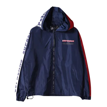 Summer Jackets Men Patchwork Color Hooded Zip Up Mens Windbreaker Jackets Hip Hop Bomber Campera Hombre Spring Man Coat 5J019
Summer Jackets Men Patchwork Color Hooded Zip Up Mens Windbreaker Jackets Hip Hop Bomber Campera Hombre Spring Man Coat 5J019