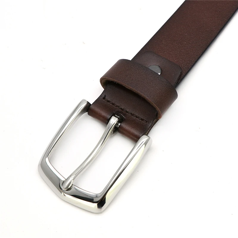 WESTERN AUSPICIOUS Belt Stainless Steel Buckle Men Belt Cow Leather Belts Men Fashion Coffee Black Male Strap
WESTERN AUSPICIOUS Belt Stainless Steel Buckle Men Belt Cow Leather Belts Men Fashion Coffee Black Male Strap