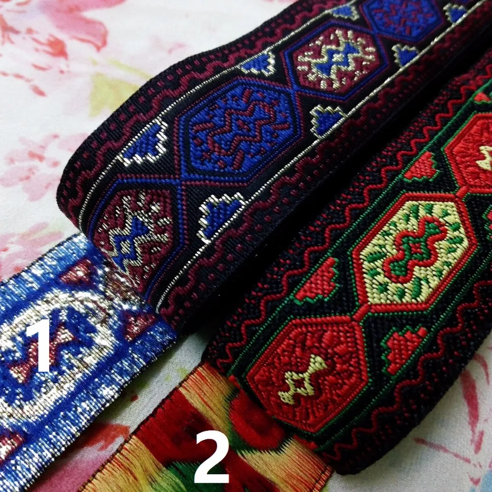 3.3cm 33mm 1-3/8' 2cm 20mm 3/4' Quality Blue Red Hexagon Trim Vintga Wavy Ribbon Costume Laciness National Jacquard Webbing Lace
3.3cm 33mm 1-3/8' 2cm 20mm 3/4' Quality Blue Red Hexagon Trim Vintga Wavy Ribbon Costume Laciness National Jacquard Webbing Lace