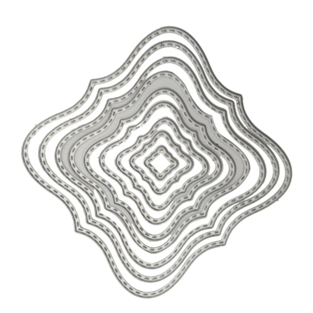 Ufurty Handcraft Metal Cutting Dies Stitched nesting Frame Embossing Die Stencil for DIY Scrapbooking Album Card Decorative
Ufurty Handcraft Metal Cutting Dies Stitched nesting Frame Embossing Die Stencil for DIY Scrapbooking Album Card Decorative